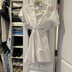 Zara white dress